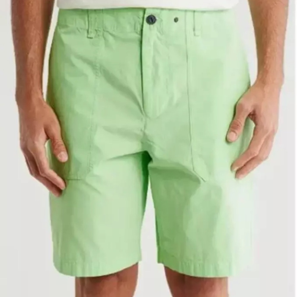 Rag & Bone Light Green Cliffe Peached Cotton Field Short NWT